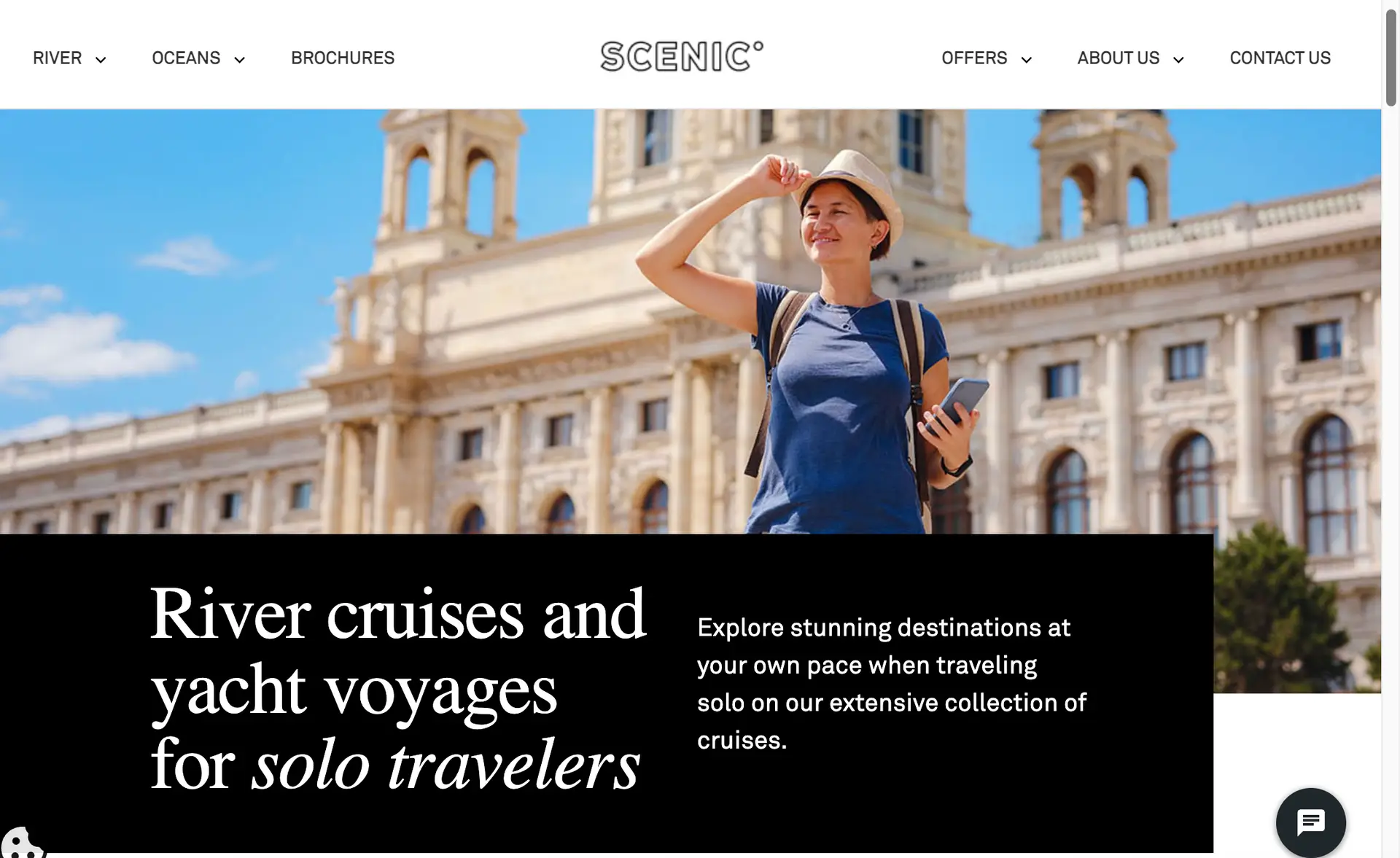 Scenic expedition cruises as well as rive and ocean cruises